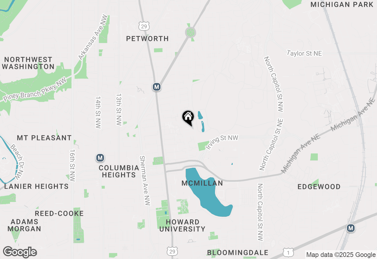 Map of 455 Luray Place Nw #B, Washington, DC 20010