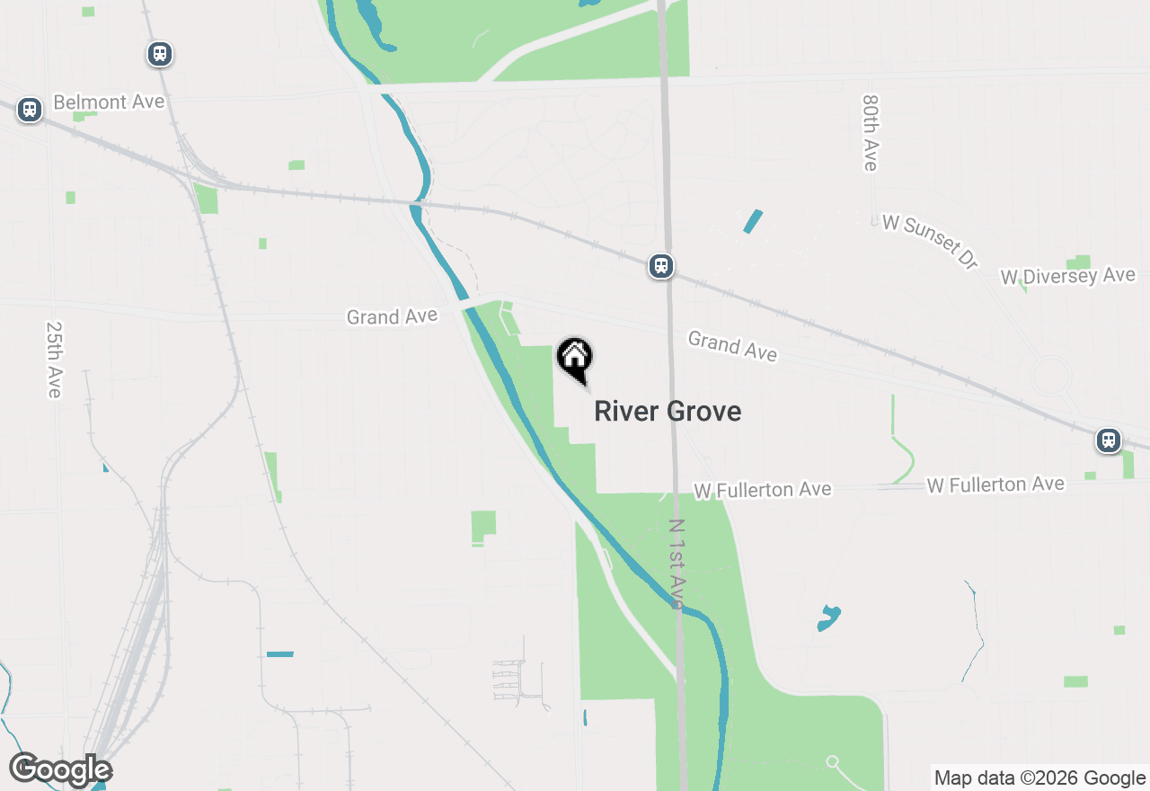 Map of 2557 Oak Street, River Grove, IL 60171