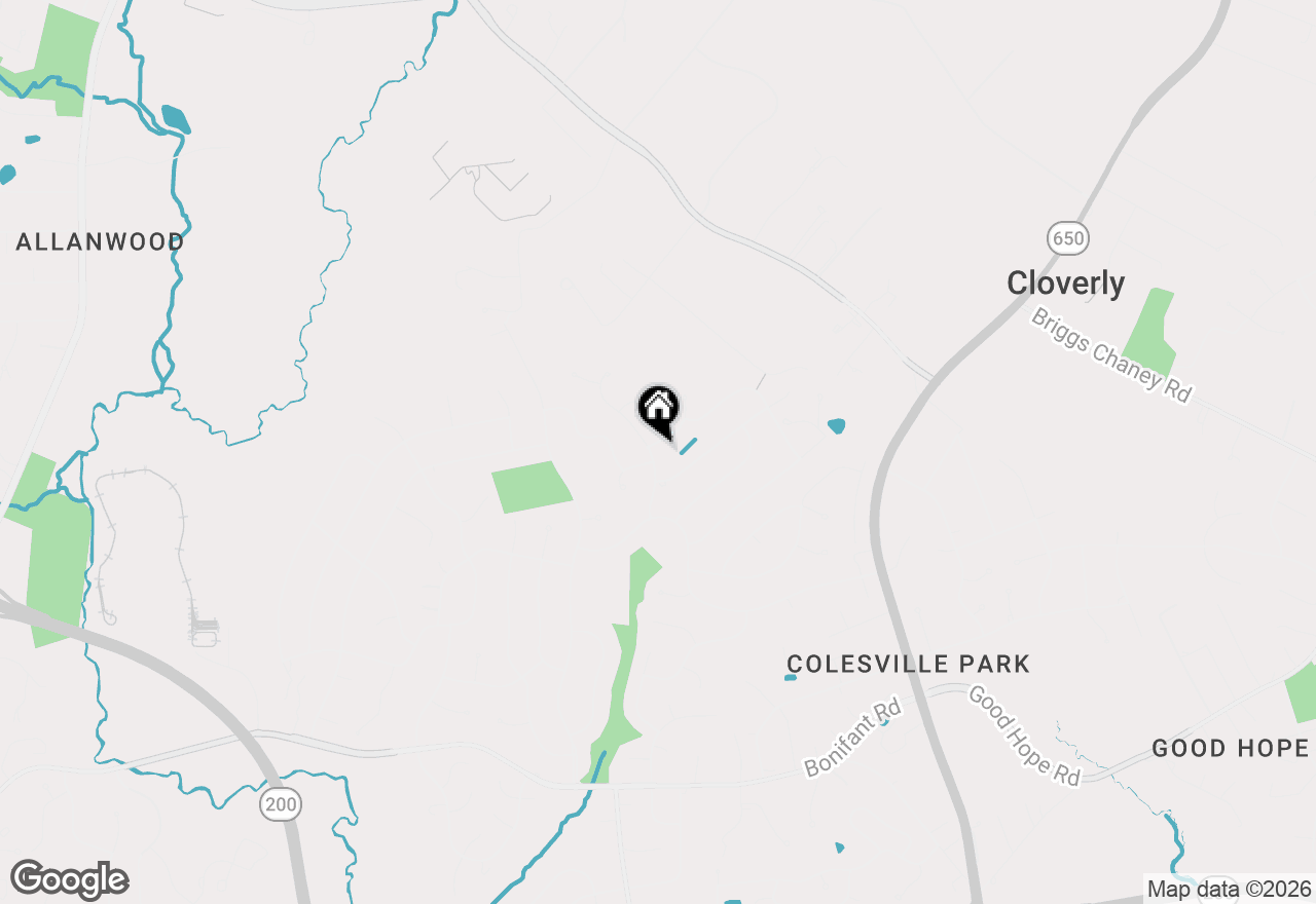 Map of 15101 Redgate Drive, Silver Spring, MD 20905
