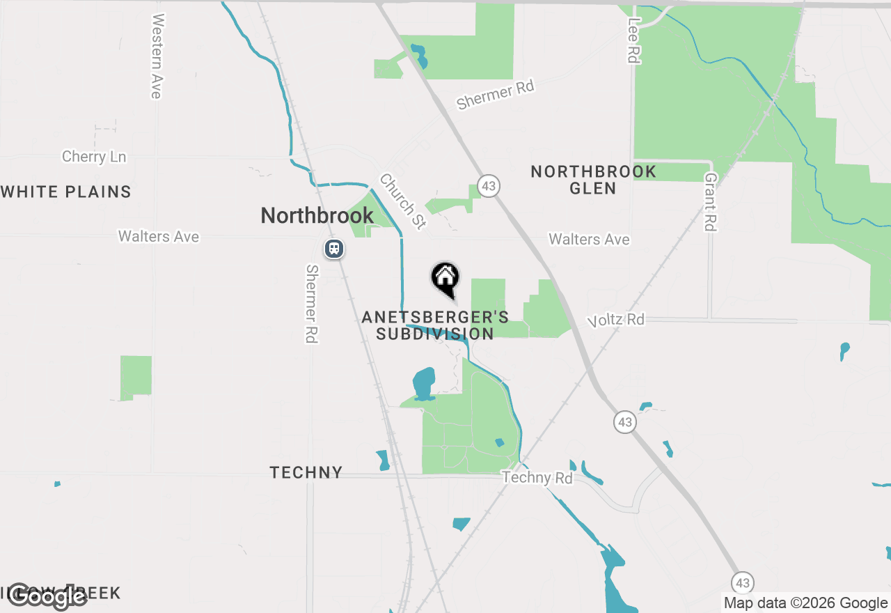 Map of 1540 Carol Court, Northbrook, IL 60062