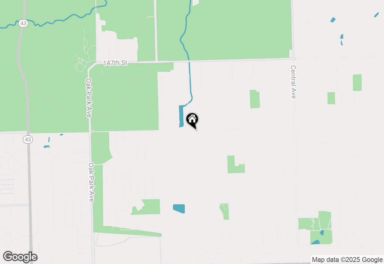 Map of 6140 El Morro Lane, Oak Forest, IL 60452