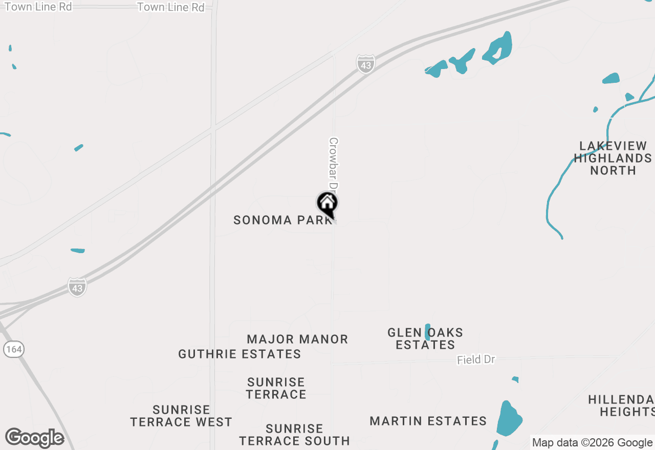 Map of S70W22020 Alameda Dr, Big Bend, WI 53103