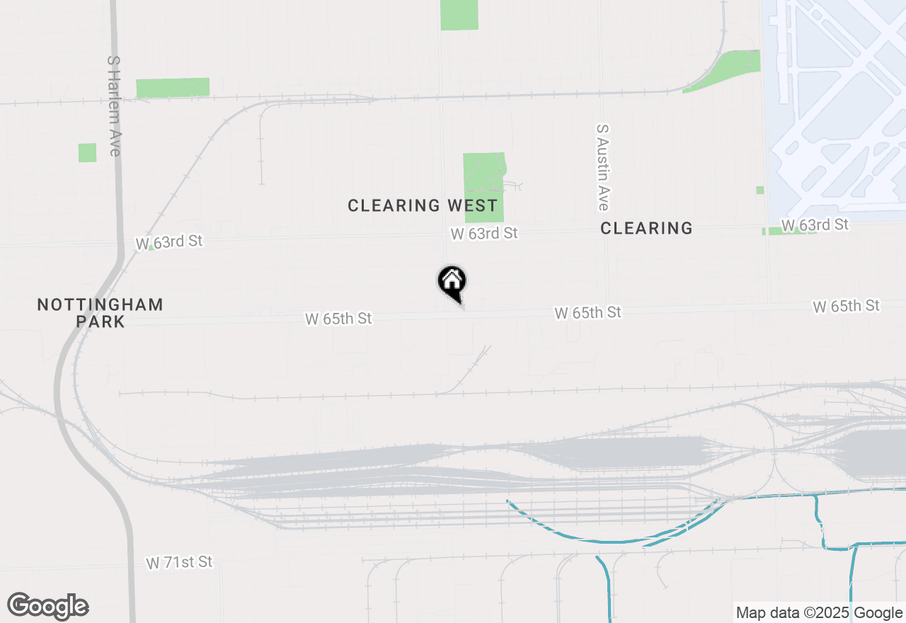 Map of 6455 S Narragansett Avenue #3E, Chicago, IL 60638