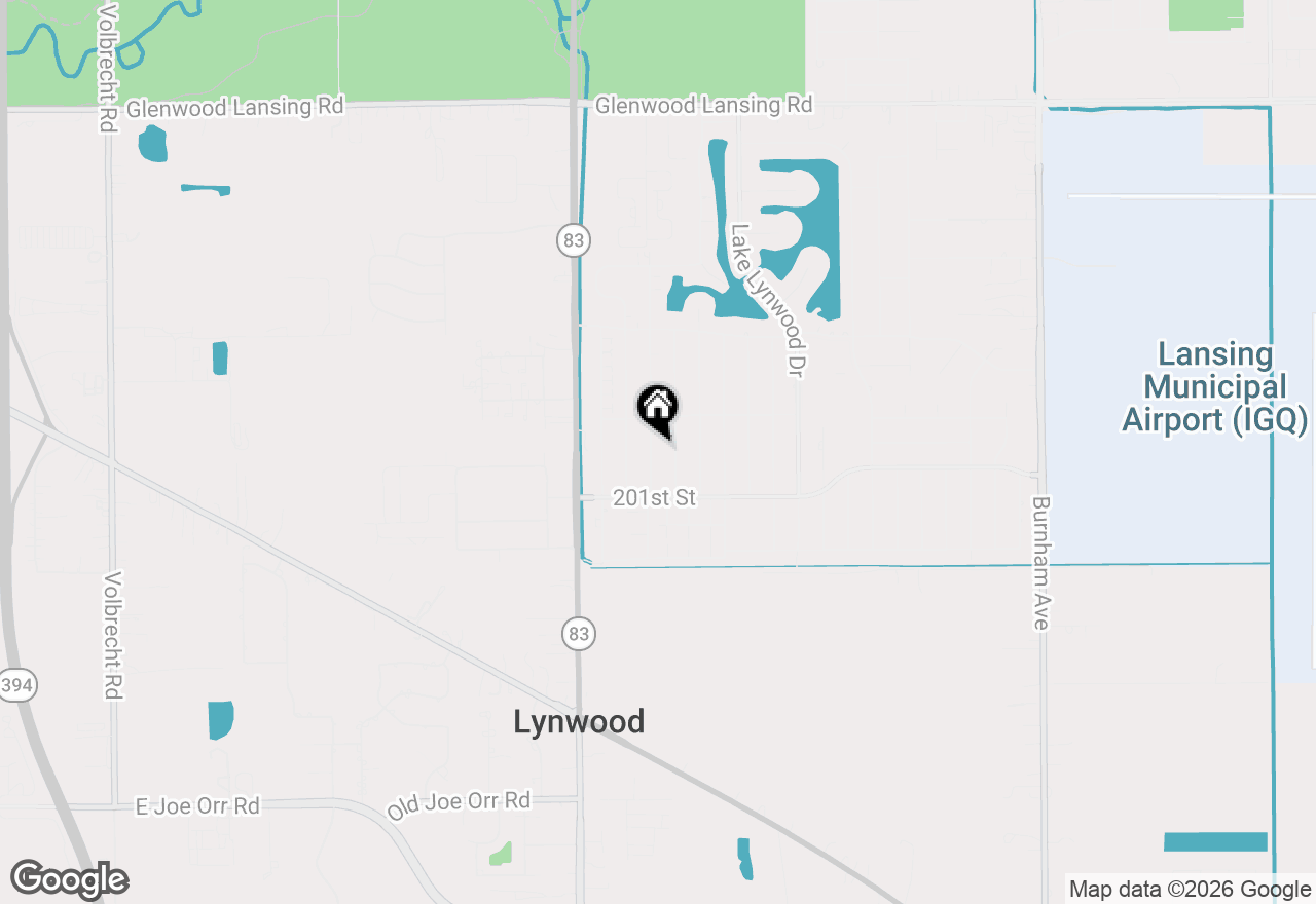 Map of 20031 Crescent Avenue, Lynwood, IL 60411