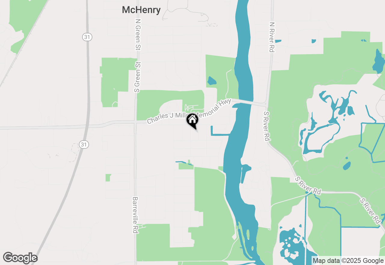 Map of 612 S Broadway Street, Mchenry, IL 60050