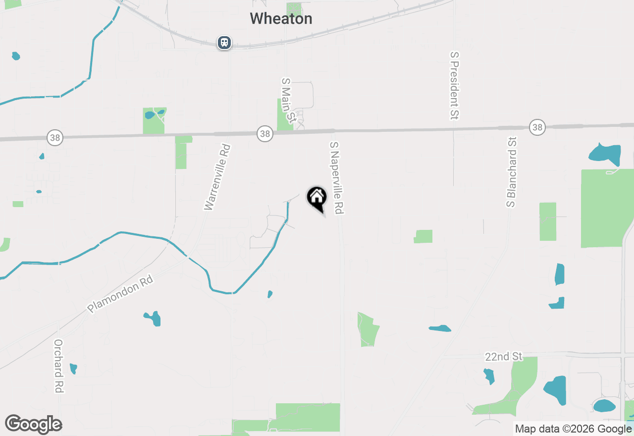 Map of 1228 Gamon Road, Wheaton, IL 60189