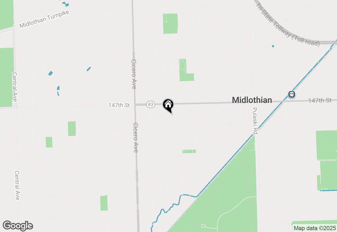 Map of 14755 Kenton Avenue #2C, Midlothian, IL 60445