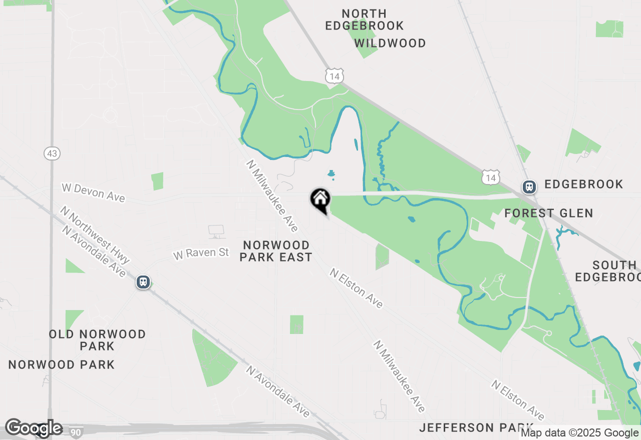 Map of 6321 N Merrimac Avenue, Chicago, IL 60646