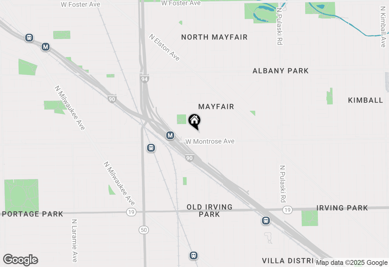 Map of 4426 N Kenneth Avenue #2S, Chicago, IL 60630