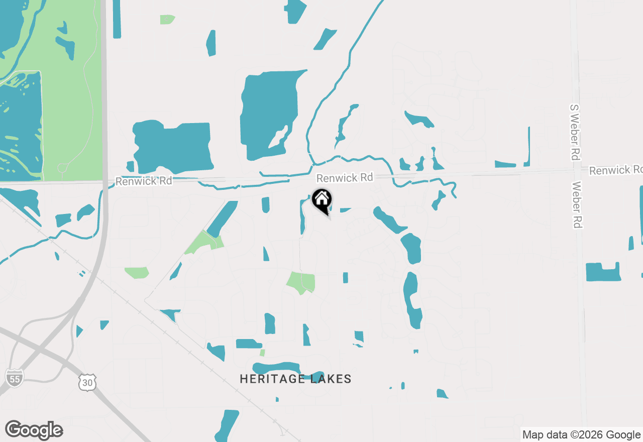 Map of 3821 Spring Lake Court, Joliet, IL 60435