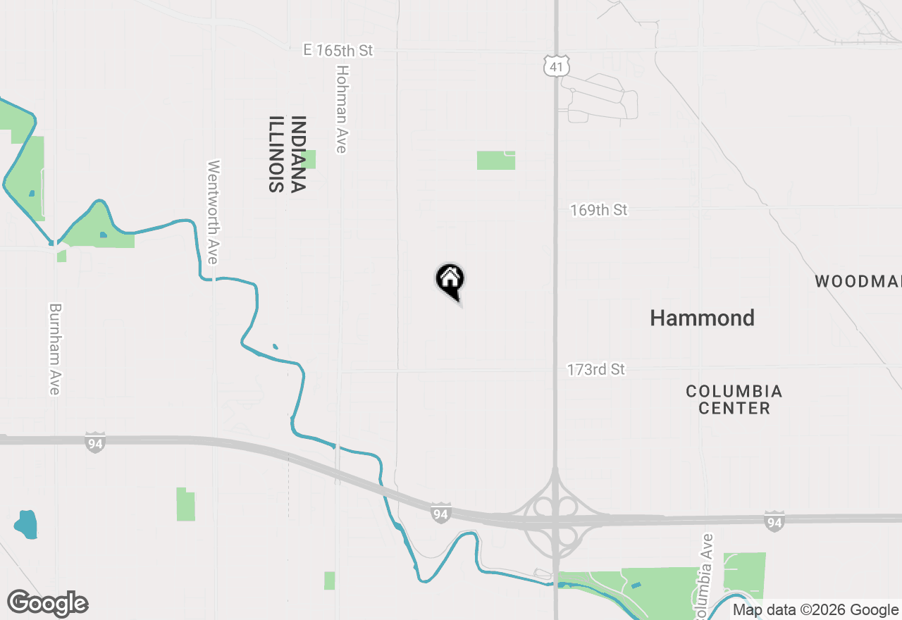 Map of 7124 Van Buren Avenue, Hammond, IN 46324
