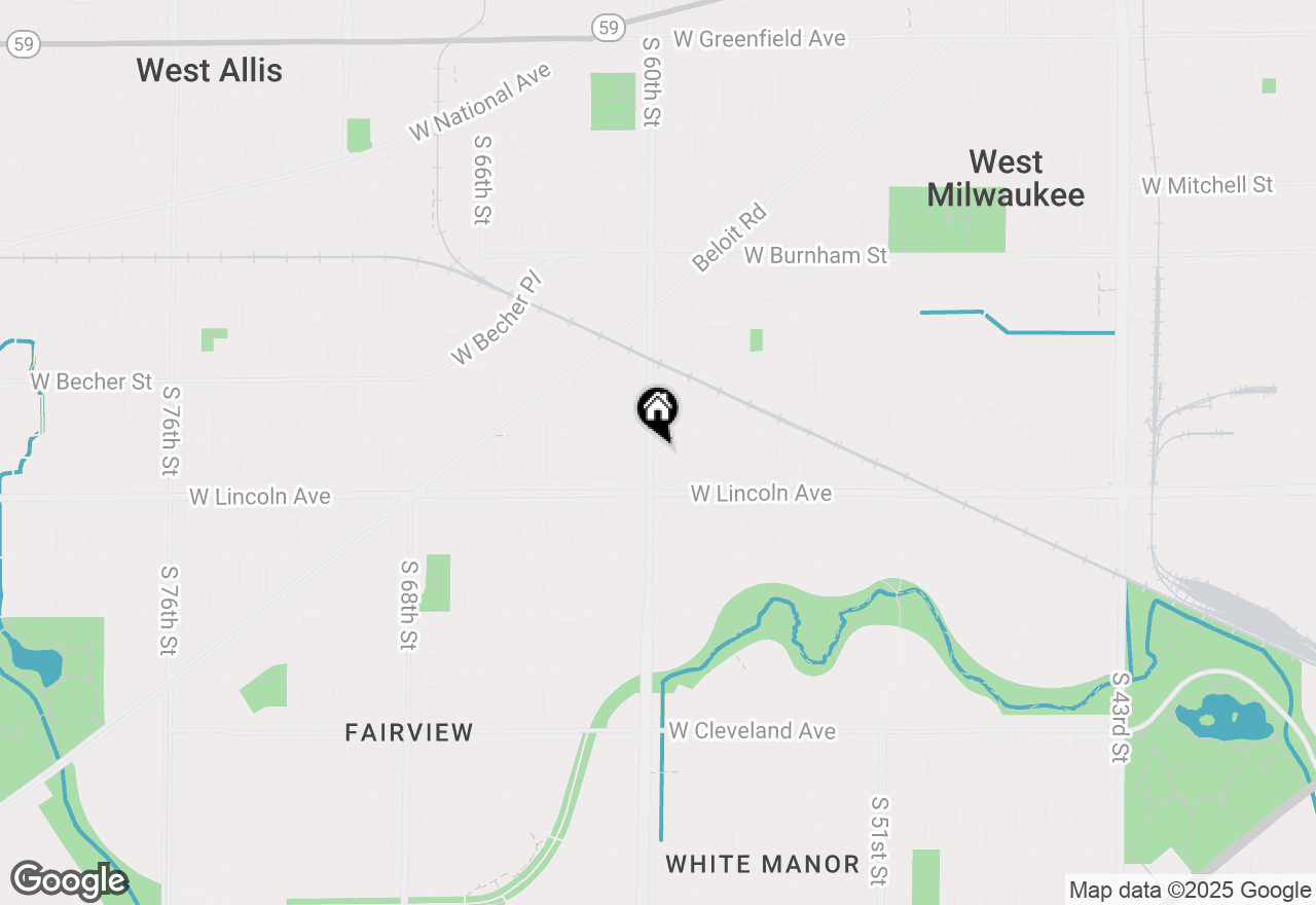 Map of 2226 S 60th St, West Allis, WI 53219