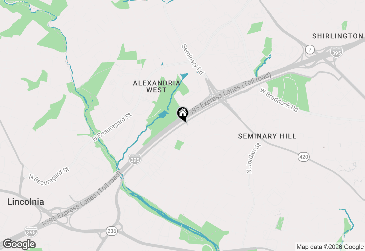 Map of 1457 A N Van Dorn Street, Alexandria, VA 22304