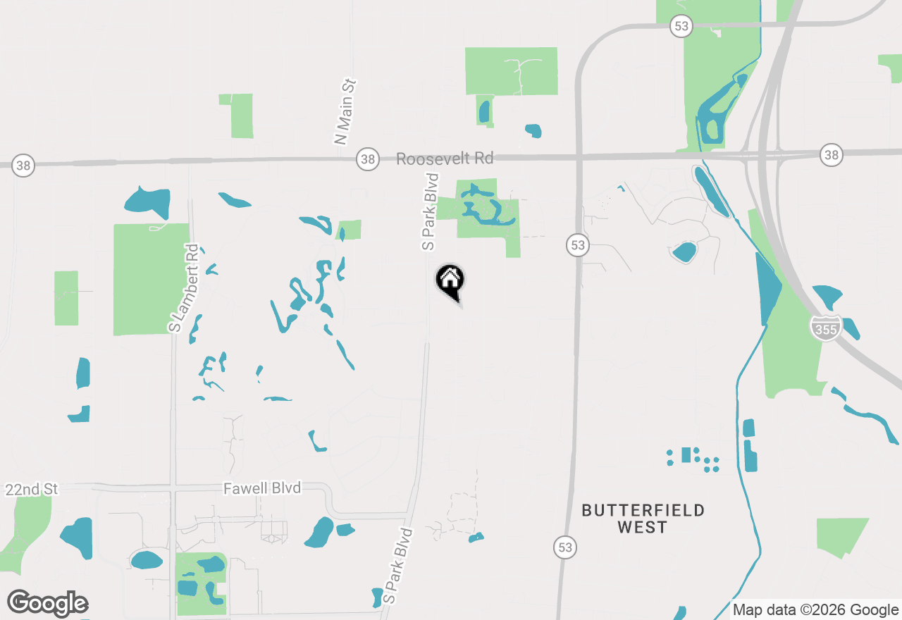 Map of 188 S Ellyn Avenue, Glen Ellyn, IL 60137