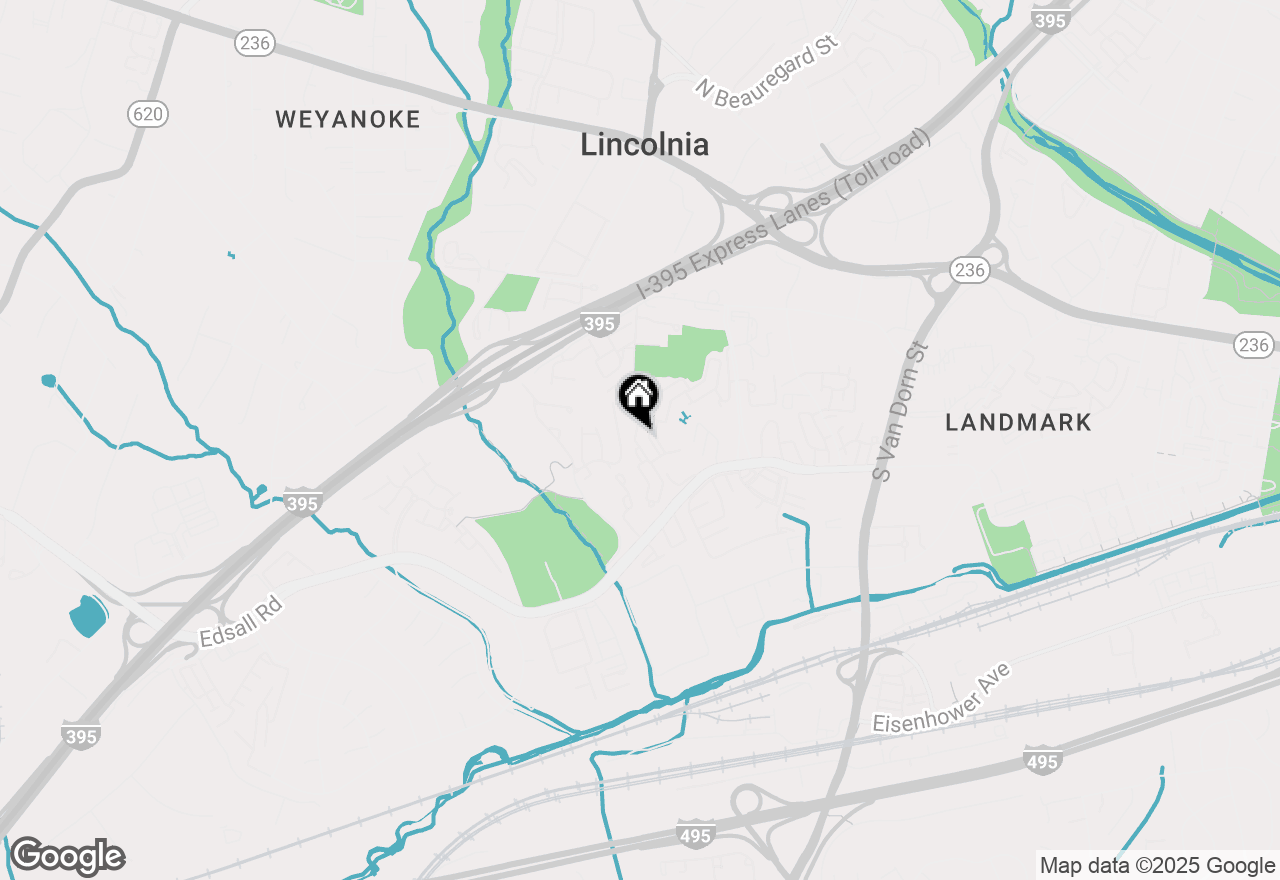 Map of 307 Yoakum Parkway #821, Alexandria, VA 22304