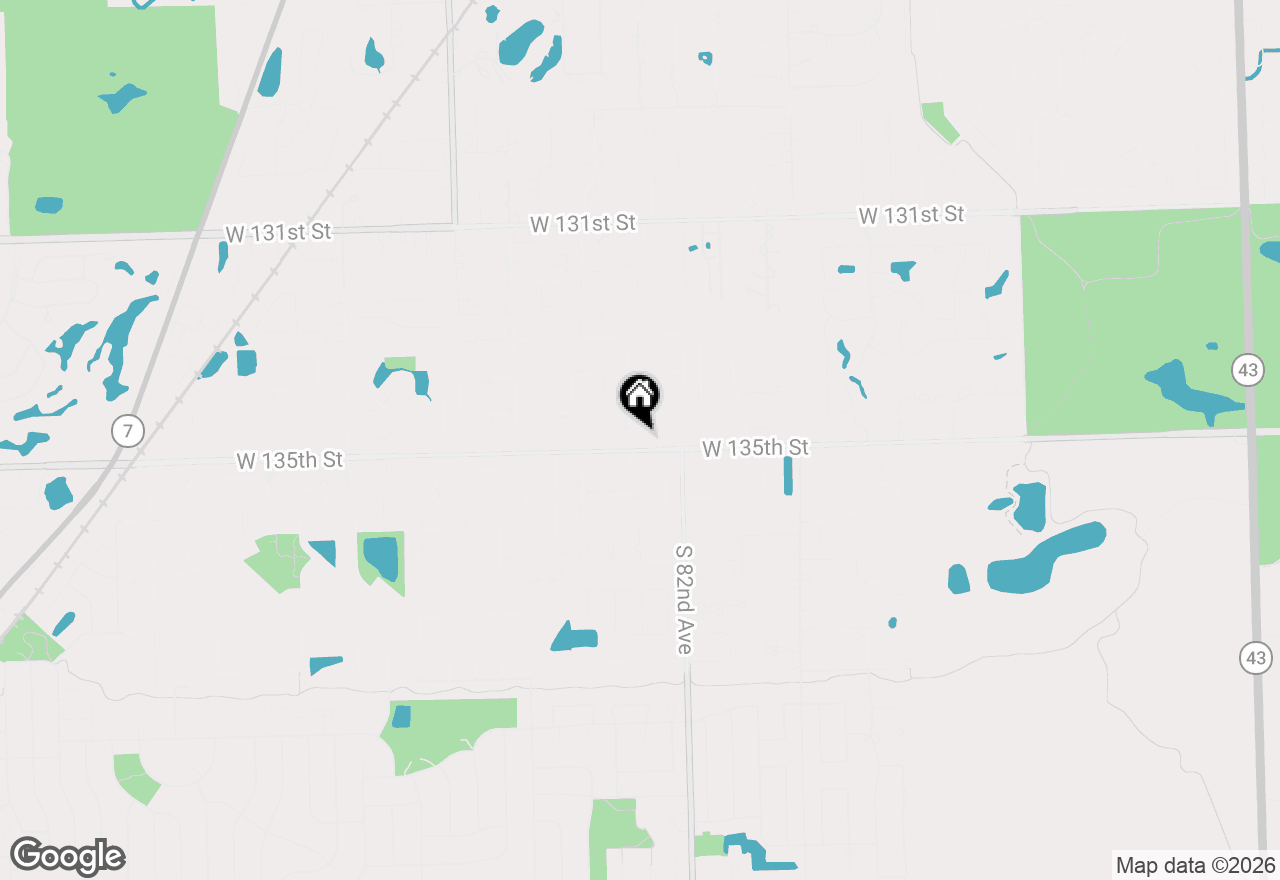 Map of 8240 W 135 Street, Orland Park, IL 60462