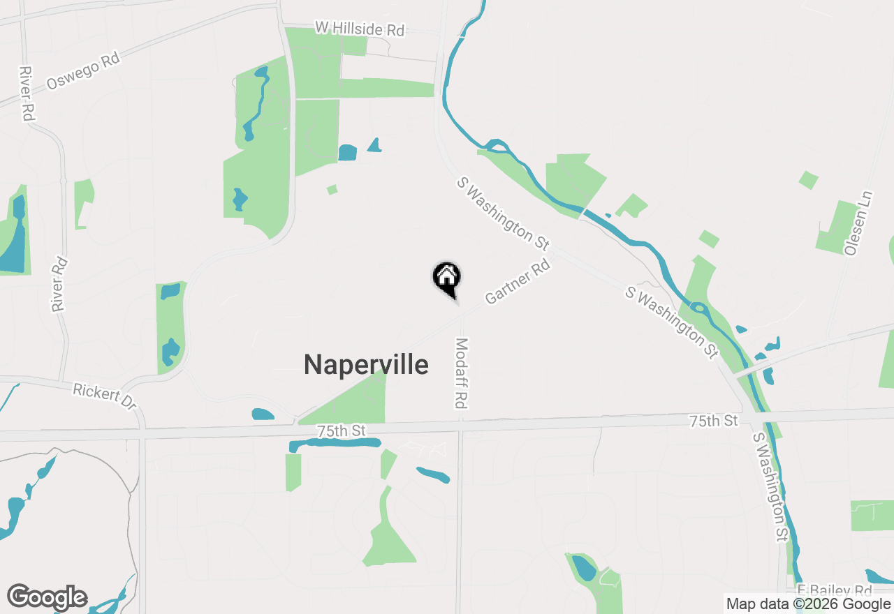 Map of 1045 Magnolia Lane, Naperville, IL 60540