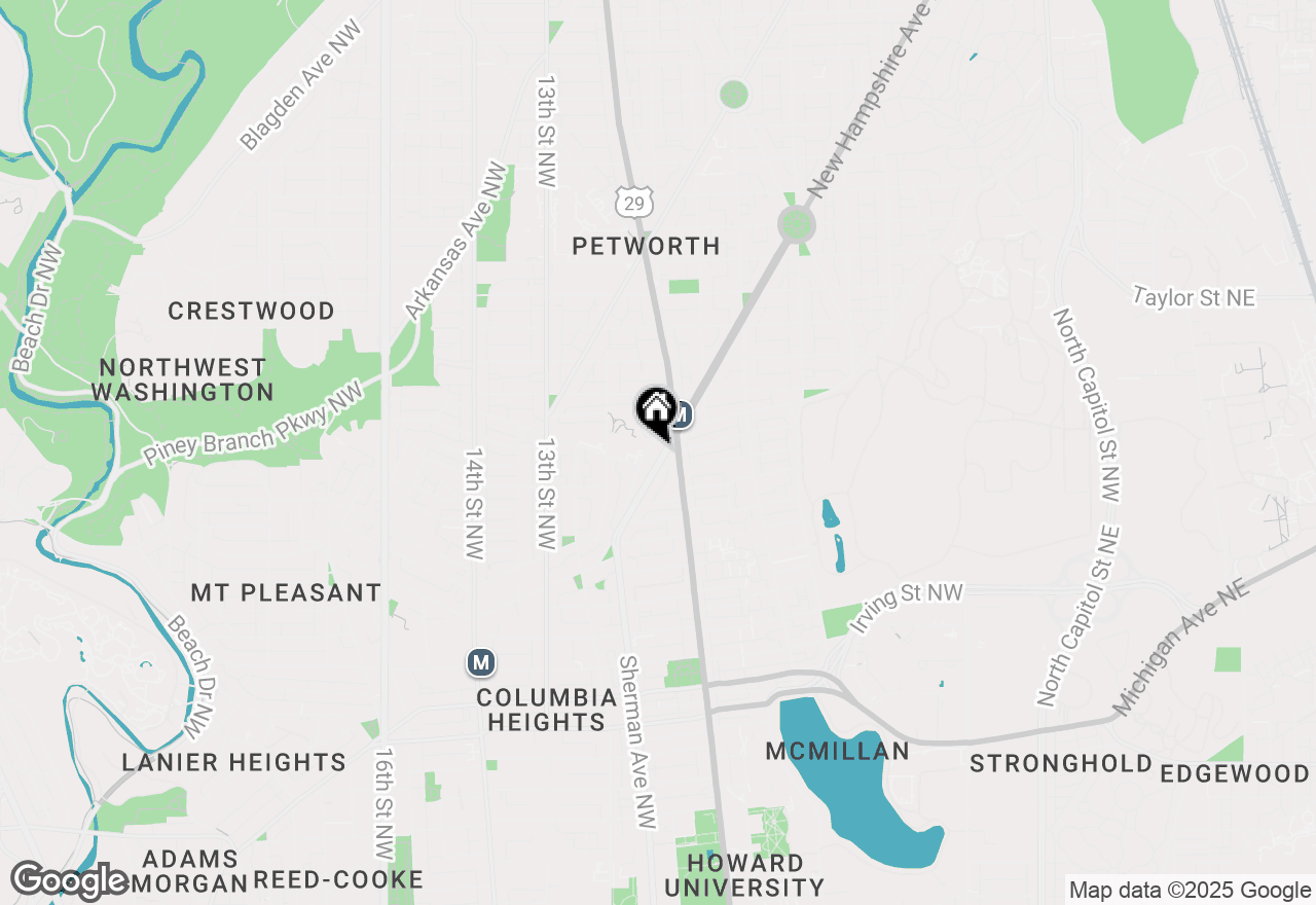 Map of 3656 New Hampshire Avenue Nw #6, Washington, DC 20010