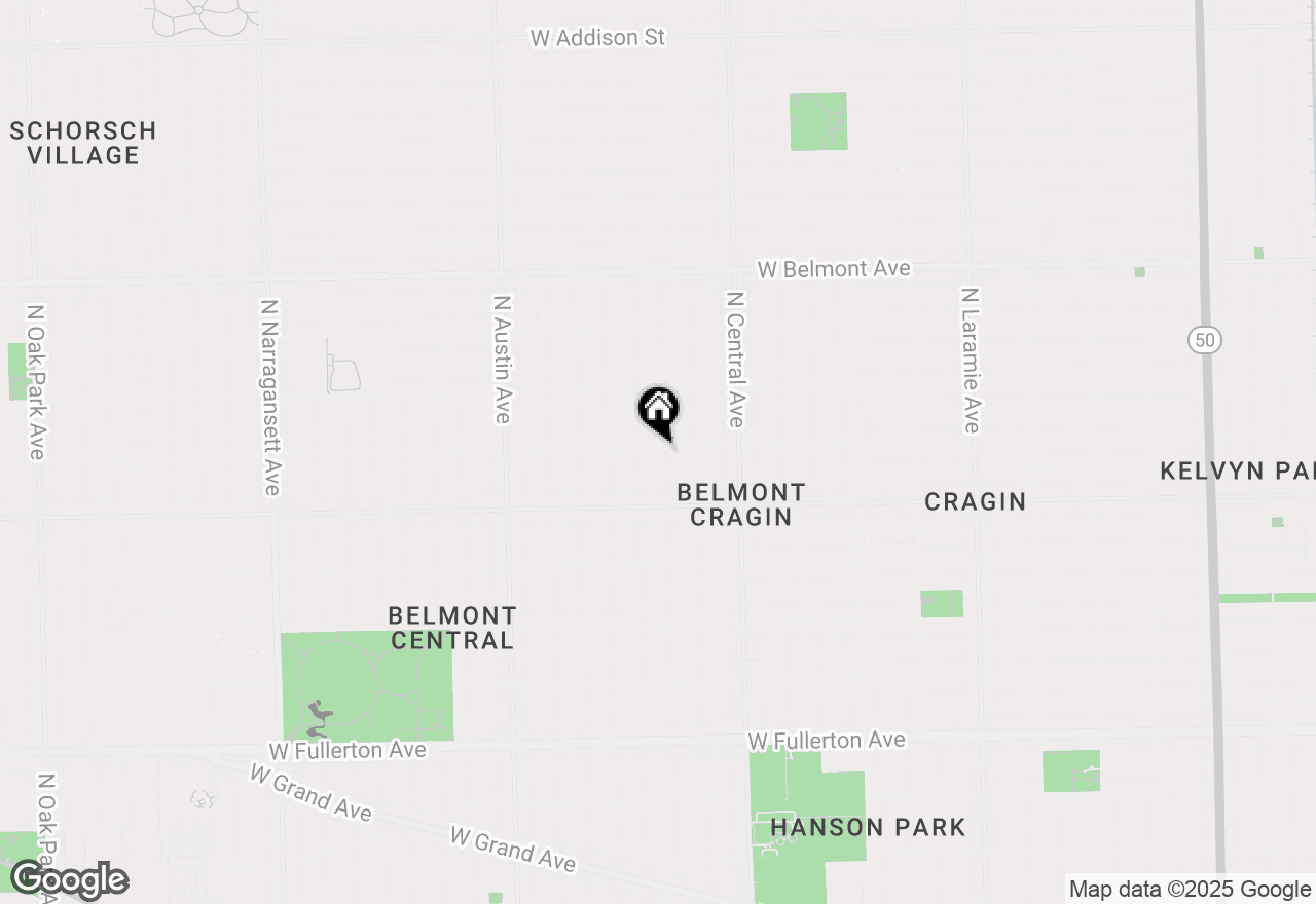 Map of 2859 N Mango Avenue, Chicago, IL 60634