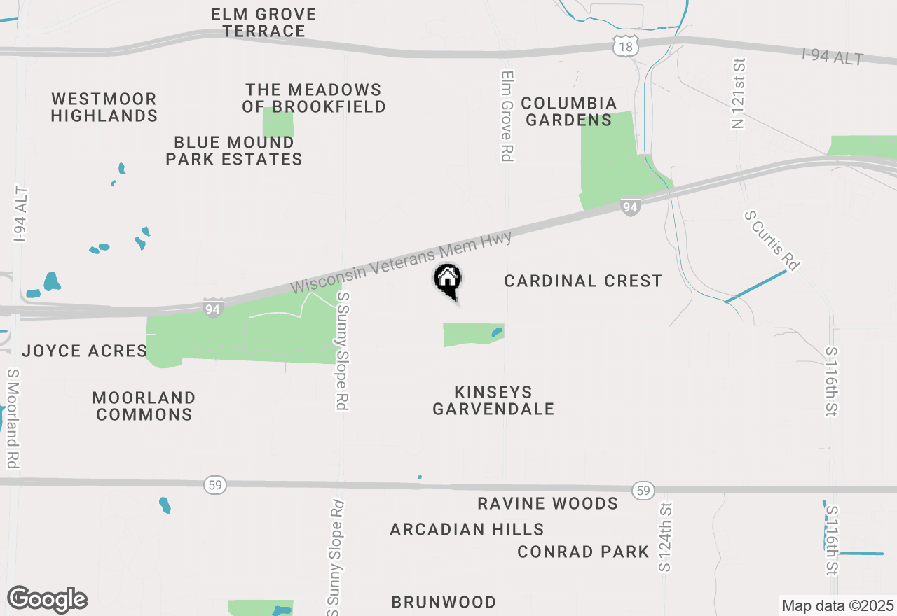 Map of 13430 Roswell Dr, Brookfield, WI 53005