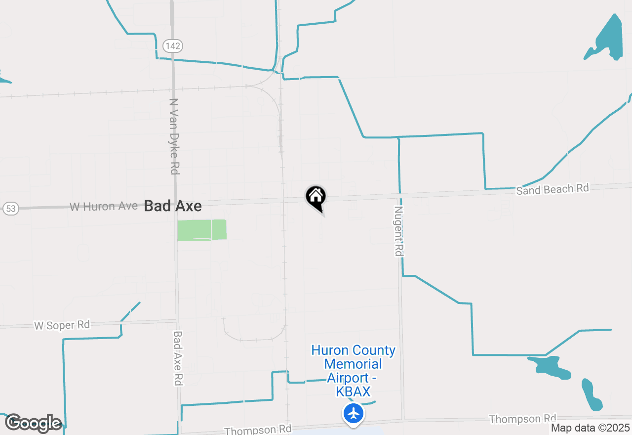 Map of 40 Cook Drive, Bad Axe, MI 48413