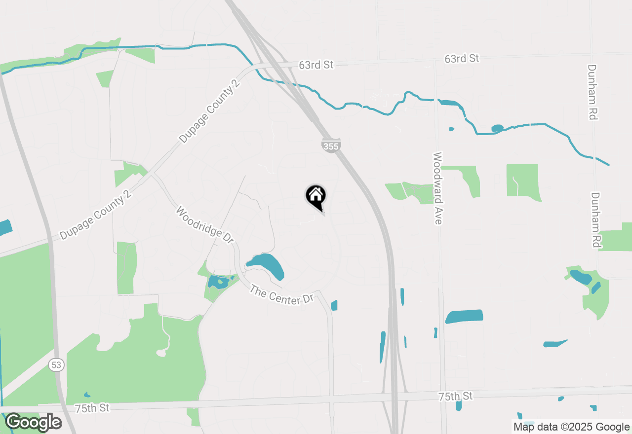 Map of 14 Kildeer Court, Woodridge, IL 60517