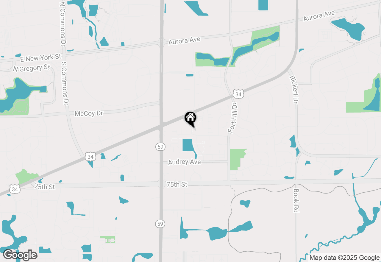 Map of 2809 Henley Lane, Naperville, IL 60540