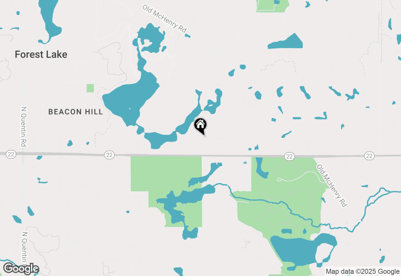 Map of 23068 N Pinehurst Drive, Kildeer, IL 60047