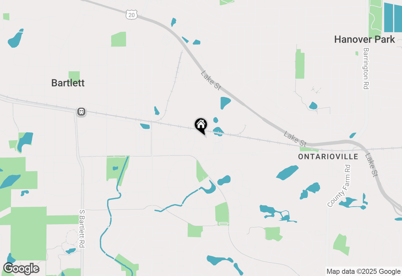 Map of 743 Sterling Court #A2, Bartlett, IL 60103