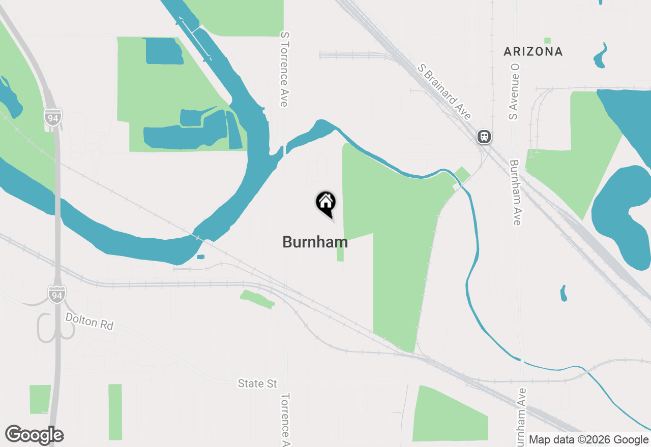 Map of 14024 S Manistee Avenue, Burnham, IL 60633