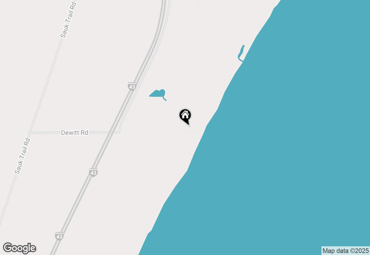 Map of W1448 Dewitt Rd, Oostburg, WI 53070