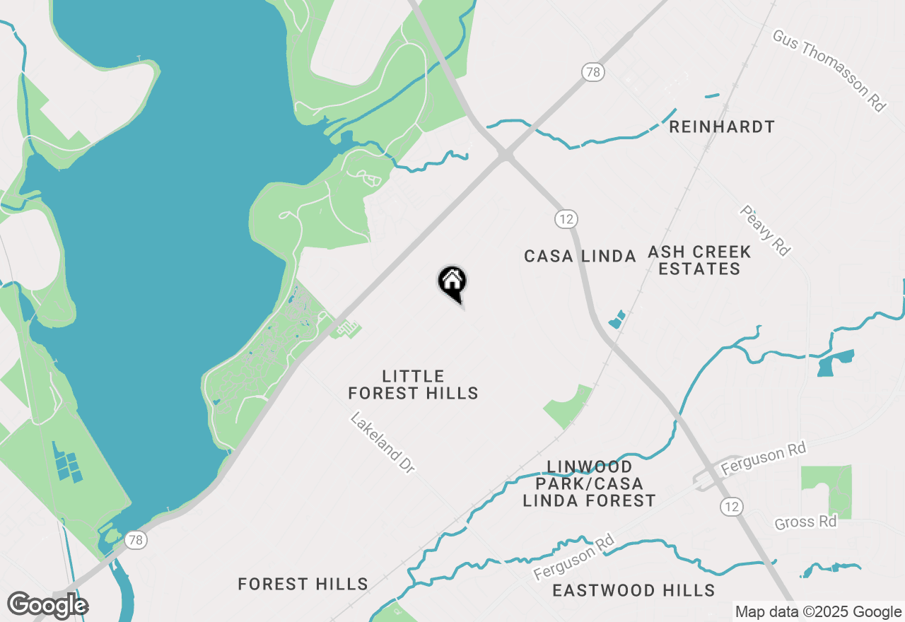 Map of 9047 Redondo Drive, Dallas, TX 75218