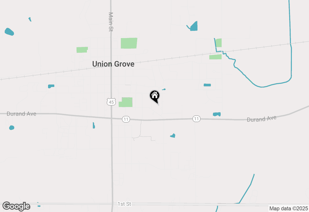 Map of 1311 Highview Ave, Union Grove, WI 53182