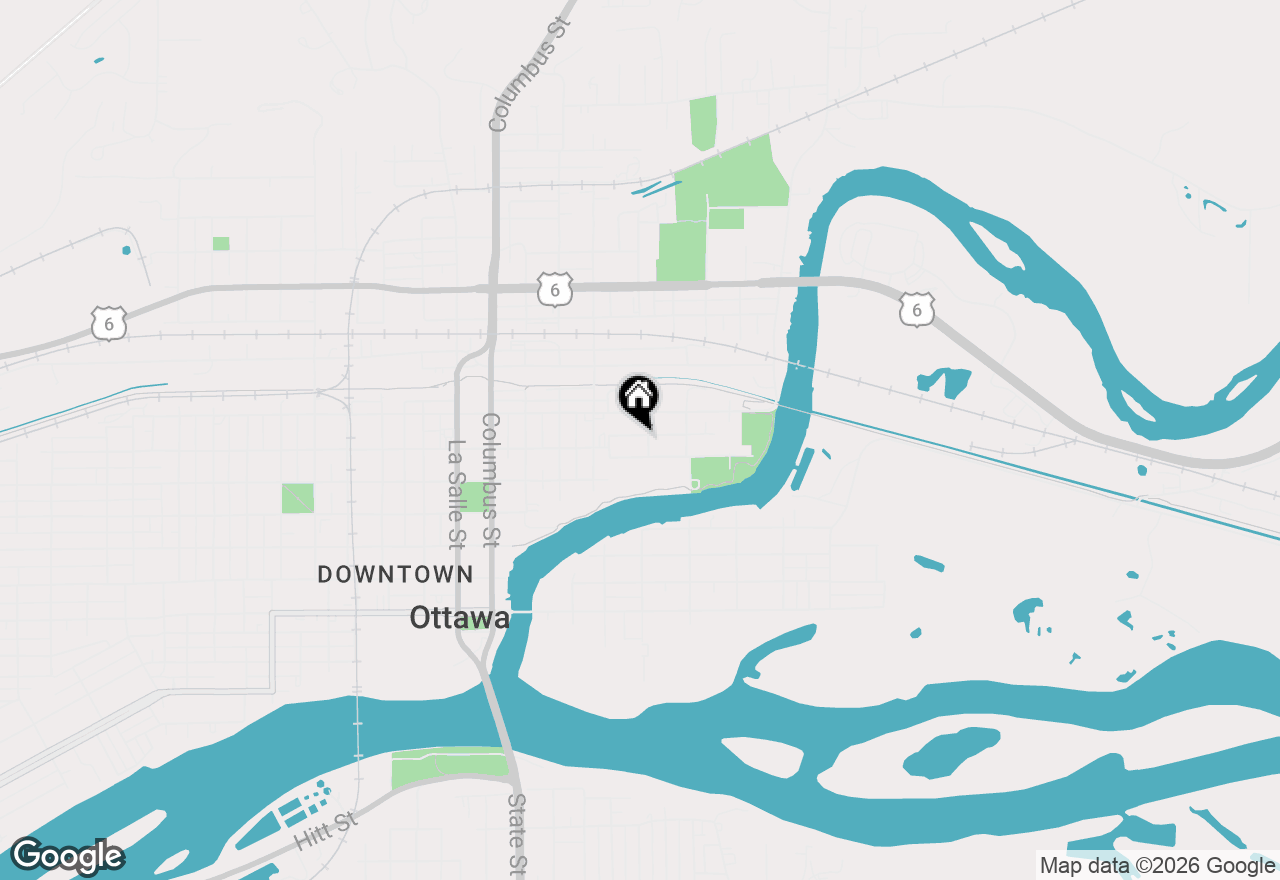 Map of 537 Saint George Street, Ottawa, IL 61350