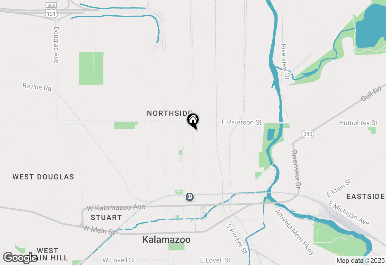 Map of 1156 S Burdick Street, Kalamazoo, MI 49007