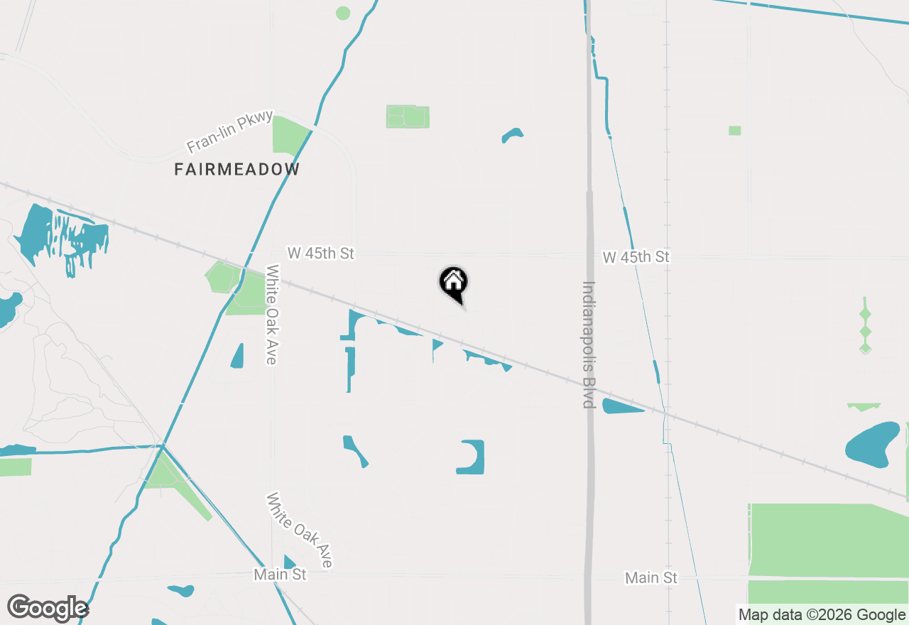 Map of 9824 Wildwood Court #1D, Highland, IN 46322