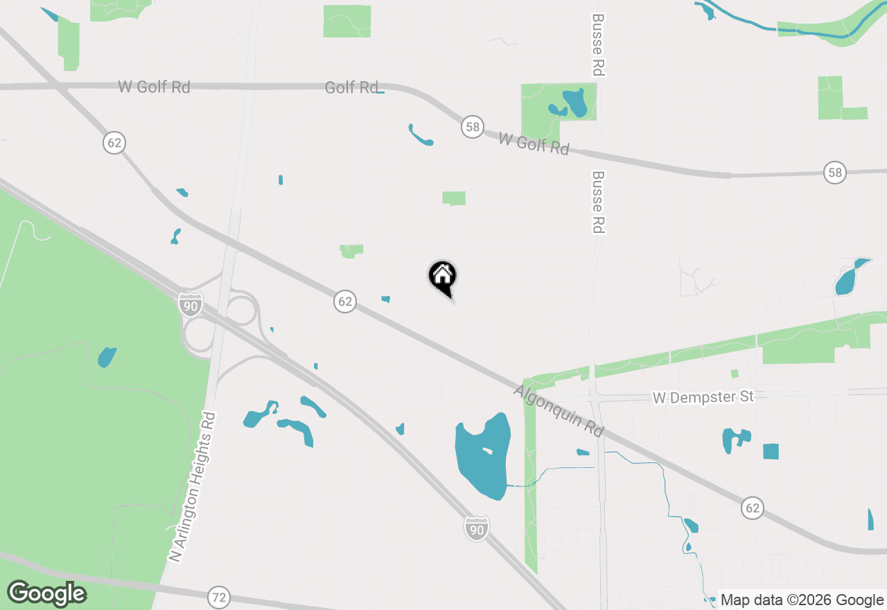 Map of 2433 S Shag Bark Trail, Arlington Heights, IL 60005