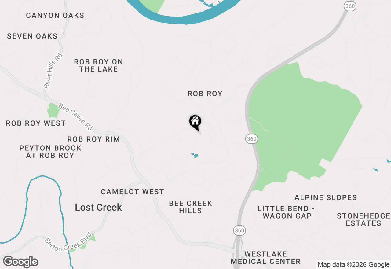Map of 14 Rob Roy Rd, Austin, TX 78746