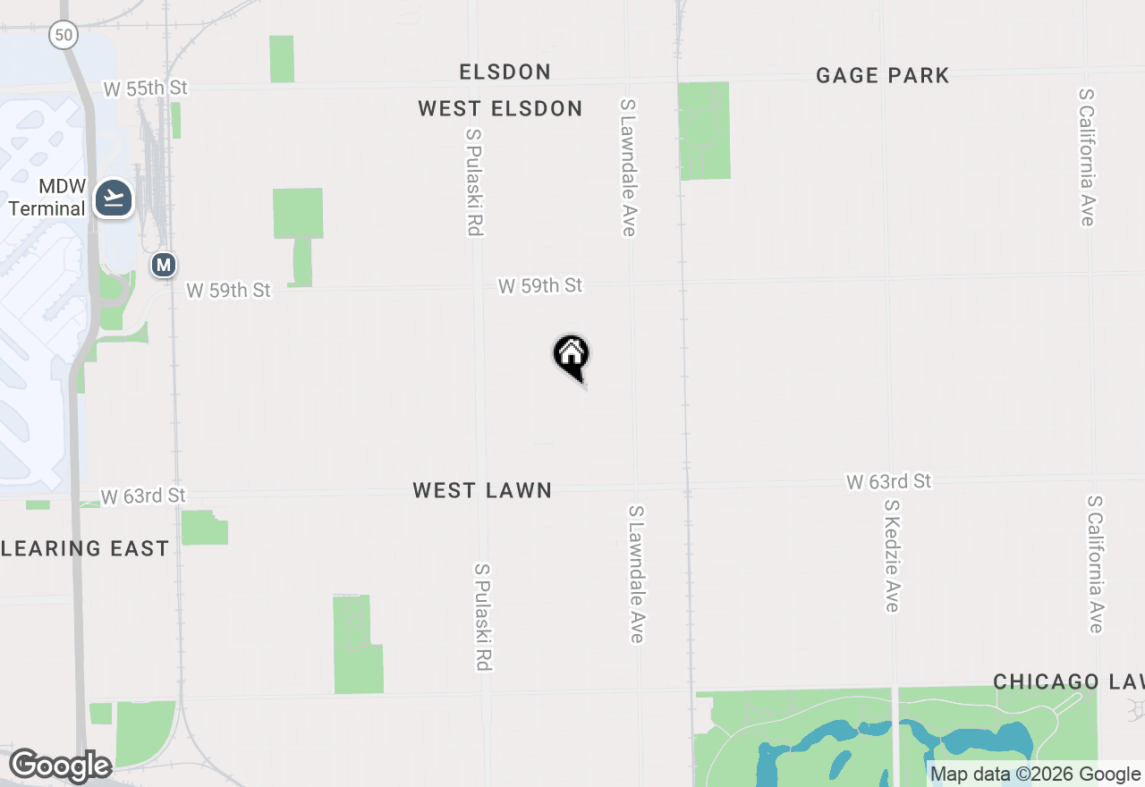 Map of 3811 W 61st Street #G, Chicago, IL 60629