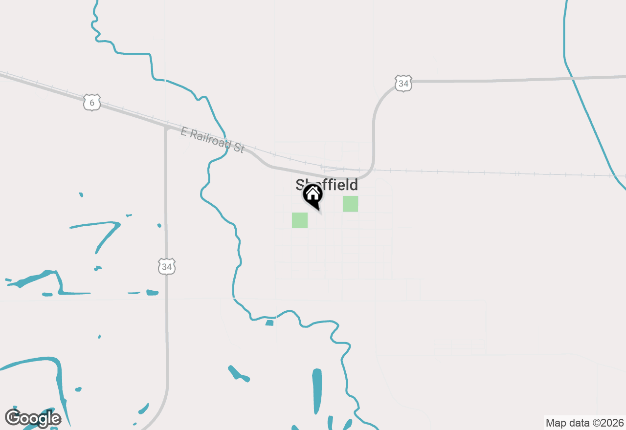 Map of 304 S Church Street, Sheffield, IL 61361