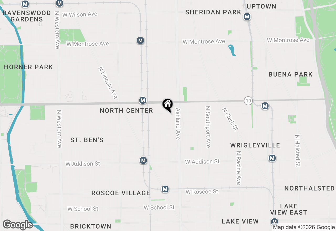 Map of (Address confidential), Chicago, Illinois 60613