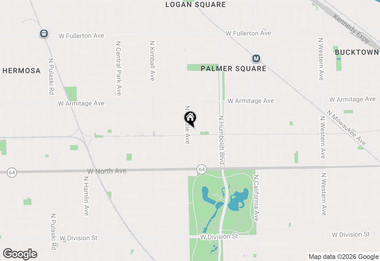 Map of 1813 N Kedzie Avenue, Chicago, IL 60647