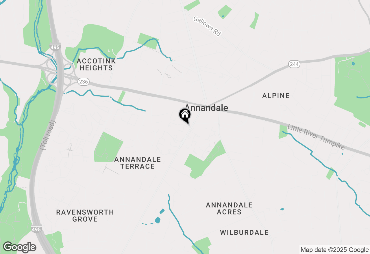 Map of 7409 Adams Park Court, Annandale, VA 22003