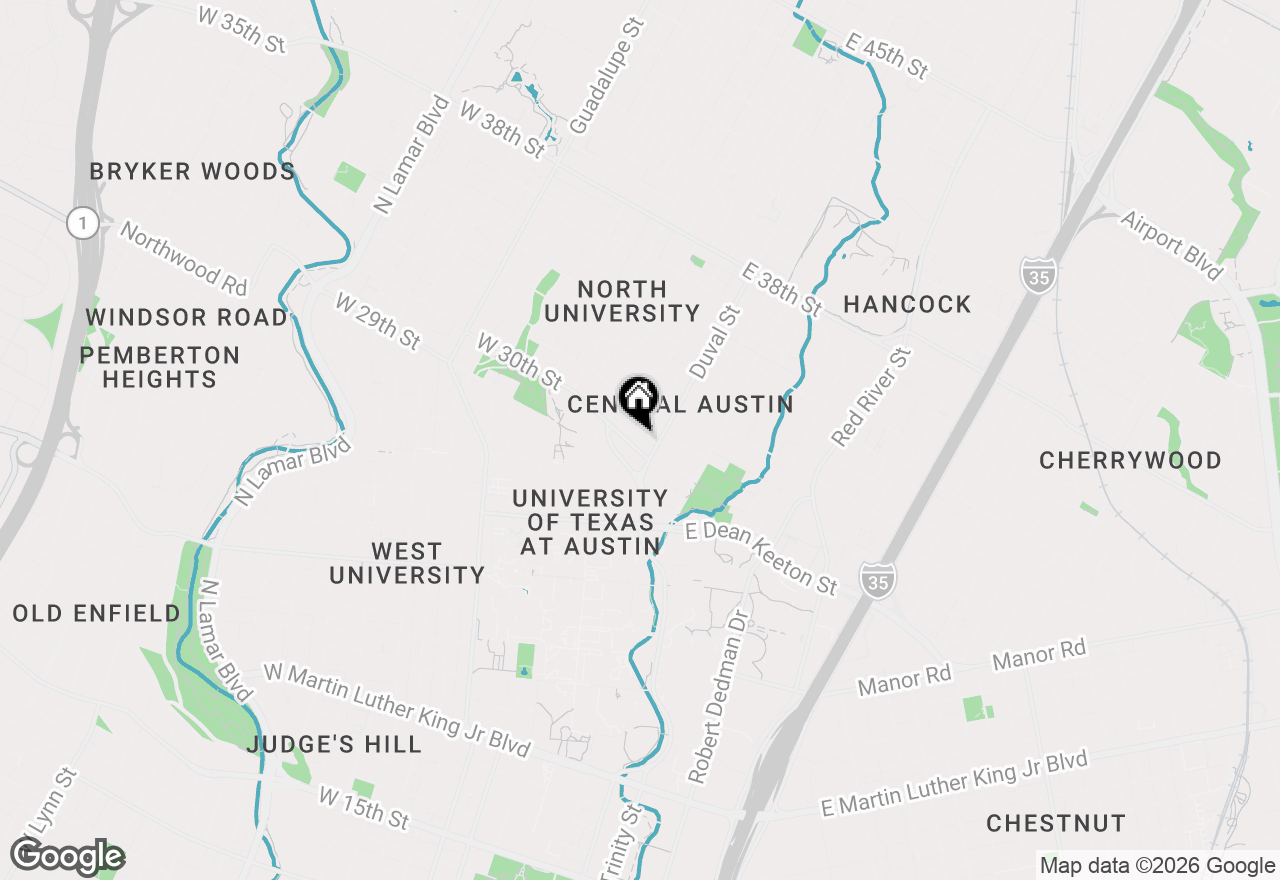 Map of 406 E 30th St #204, Austin, TX 78705