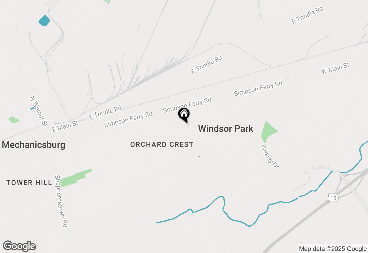 Map of 1118 Apple Drive, Mechanicsburg, PA 17055