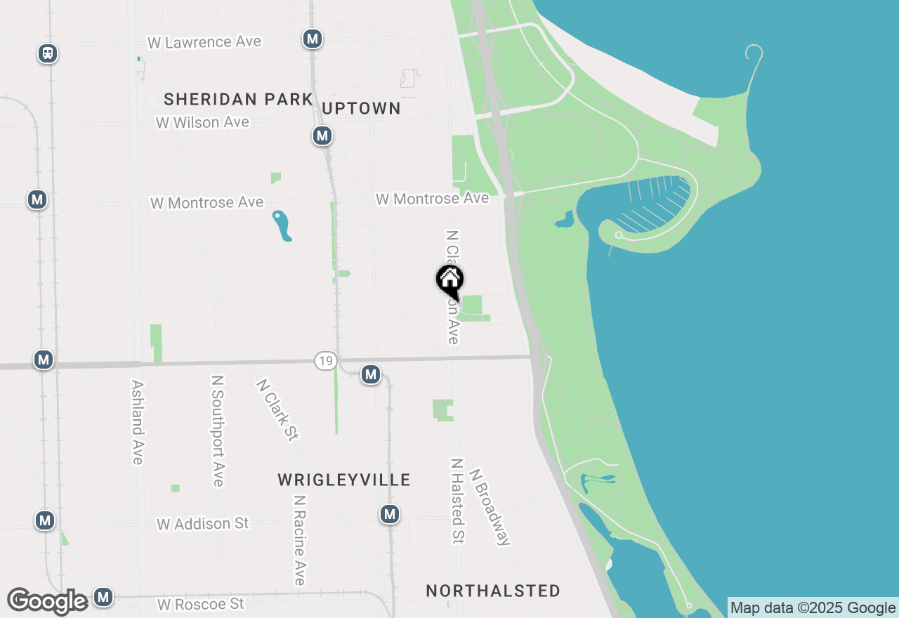 Map of 4138 N Clarendon Avenue #2, Chicago, IL 60613
