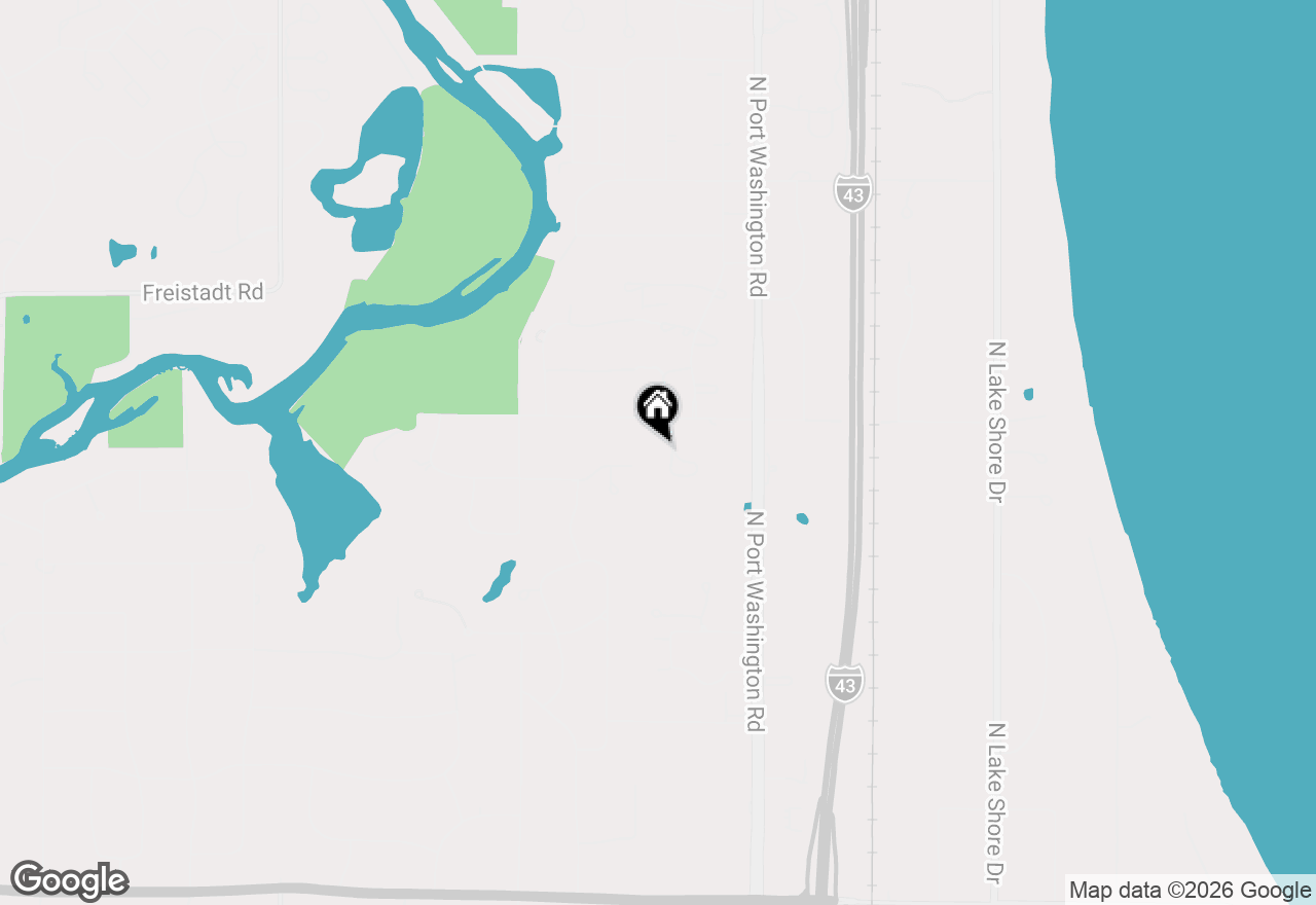 Map of 11945 N Sandhill Cir, Mequon, WI 53092