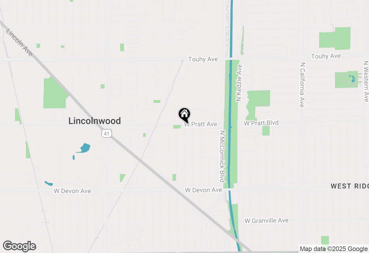 Map of 3515 Pratt Avenue #P-3515, Lincolnwood, IL 60712