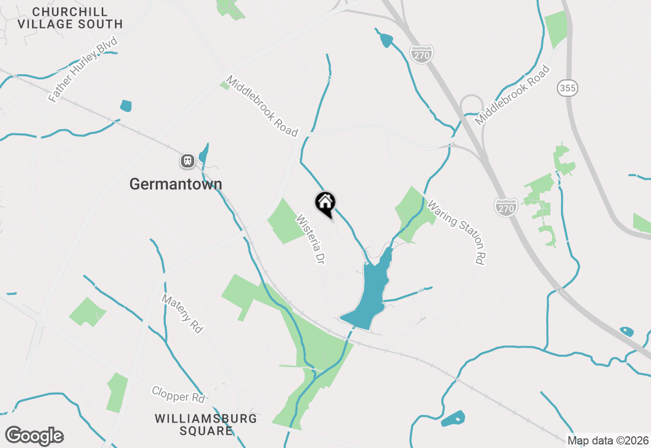 Map of 12521 Laurel Grove Place, Germantown, MD 20874