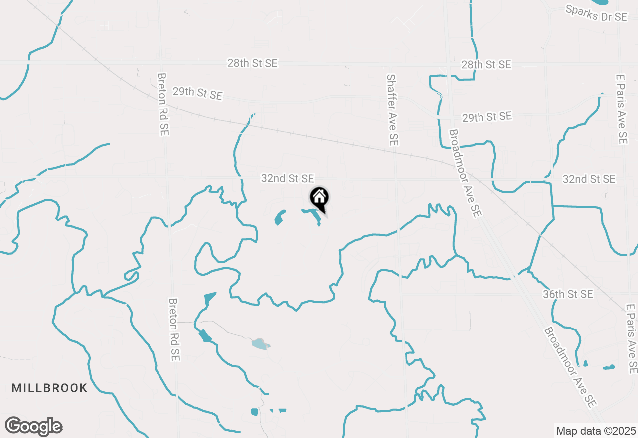 Map of 3332 Hampton Downs Drive Se, Kentwood, MI 49512